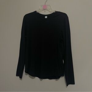 lululemon athletica Black Long Sleeve Tee Size 8 ~ Style: Back in Action